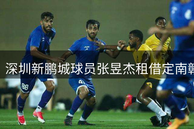 深圳新鹏城球员张昱杰租借定南赣联 青训新星赵剑非火线加盟